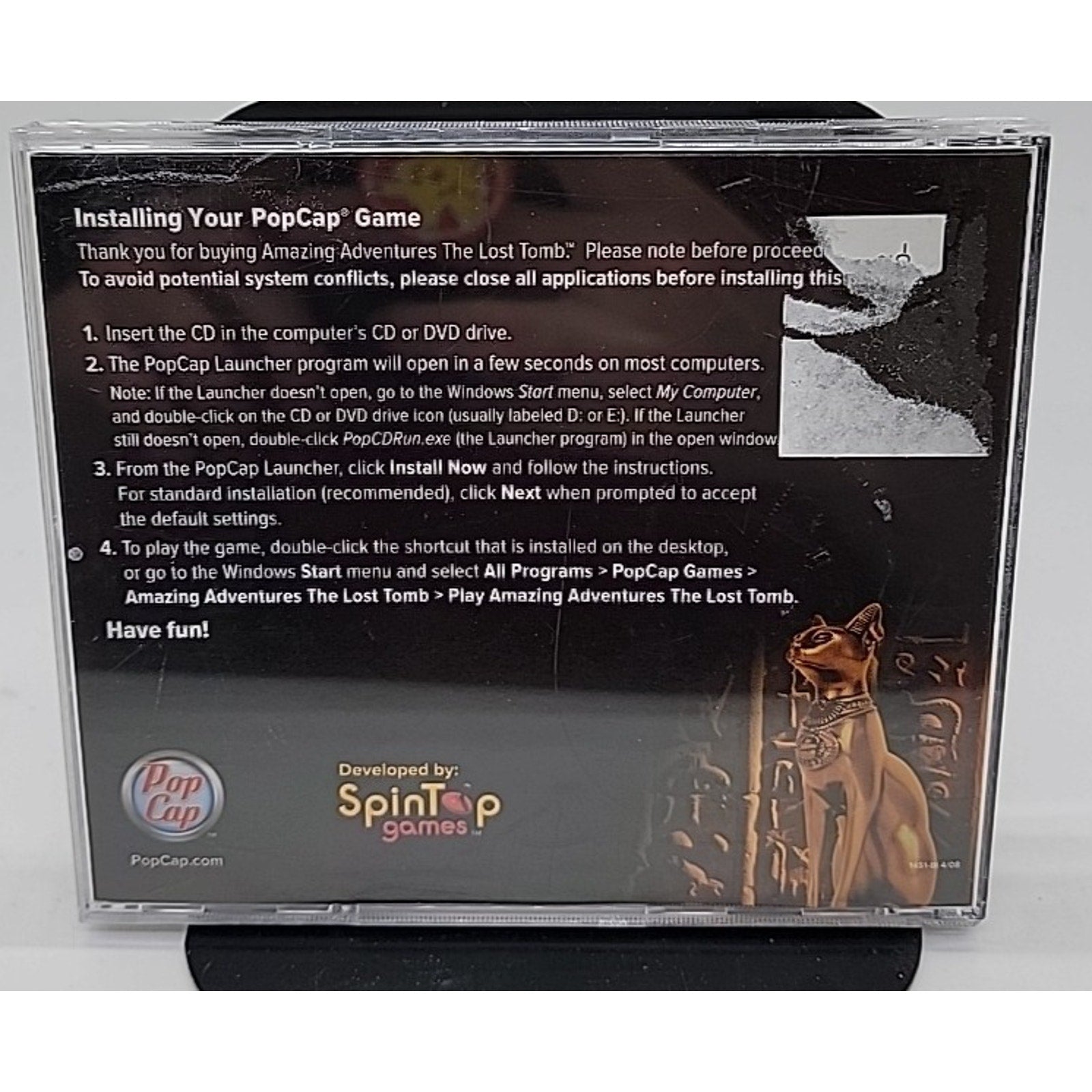 Amazing Adventures: The Lost Tomb - PC Game CD-ROM