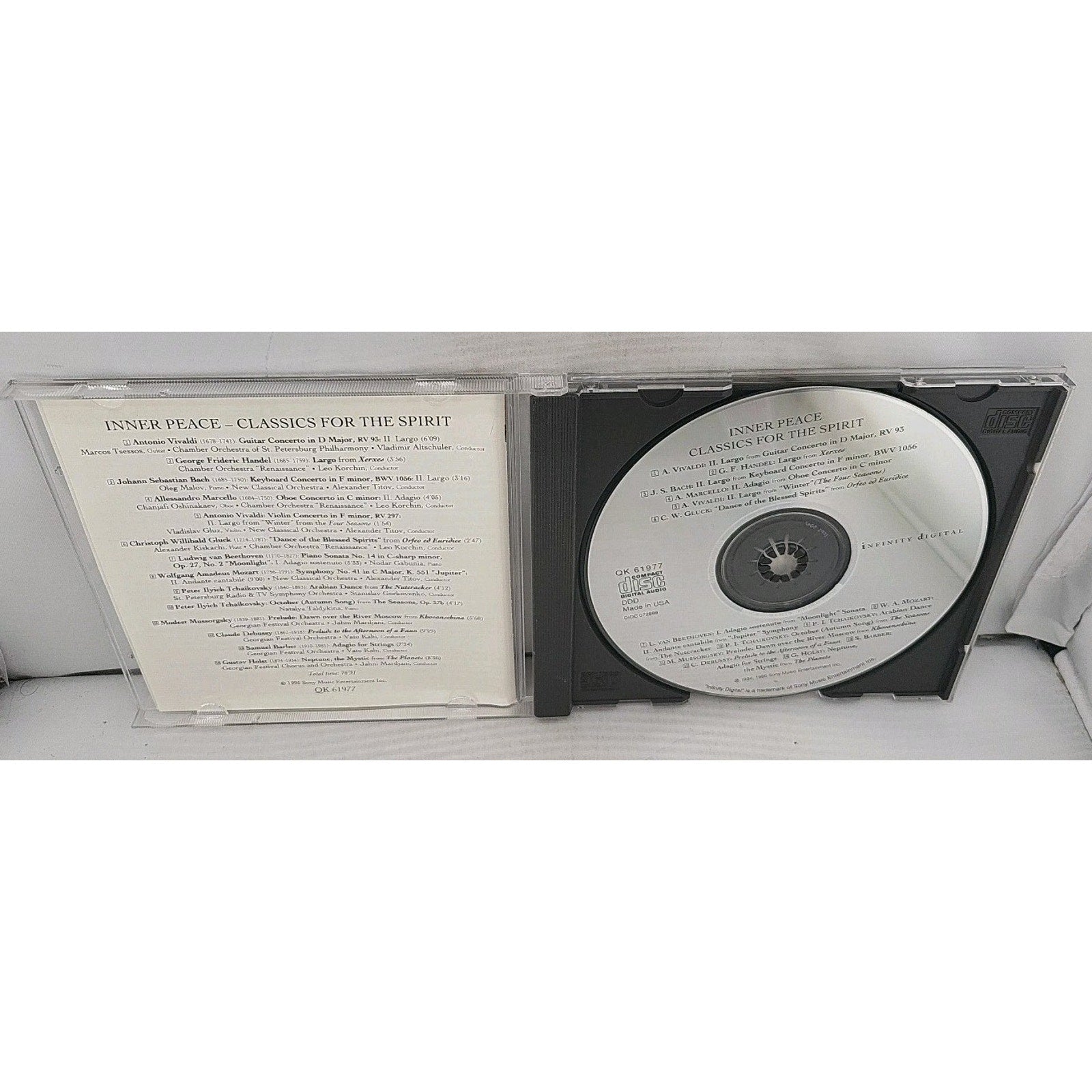 Inner Peace: Classics for the Spirit by Various (CD, 1995)