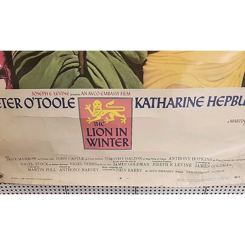 The Lion In Winter Movie Poster 27x40