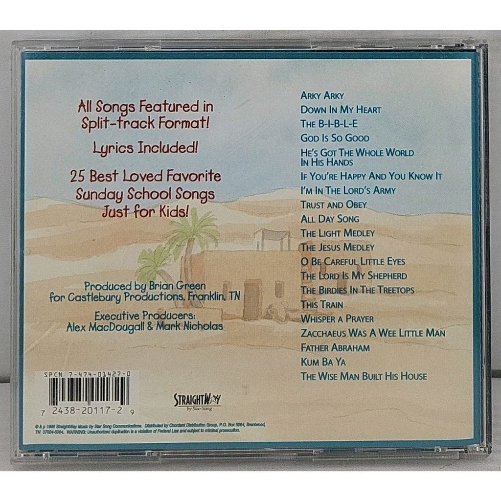 25 Sunday School Songs - Songs Kids Love To Sing - CD