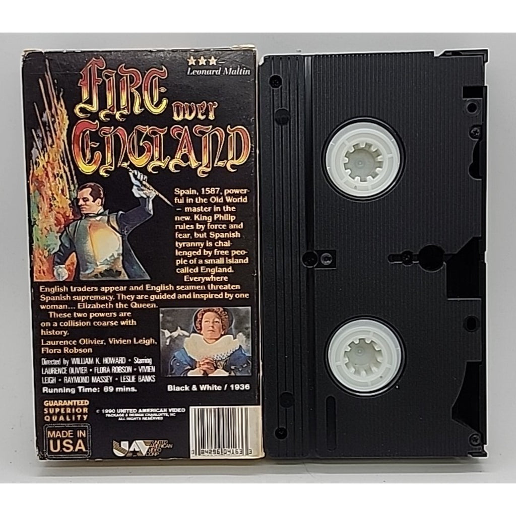 Fire Over England (VHS, 1990)