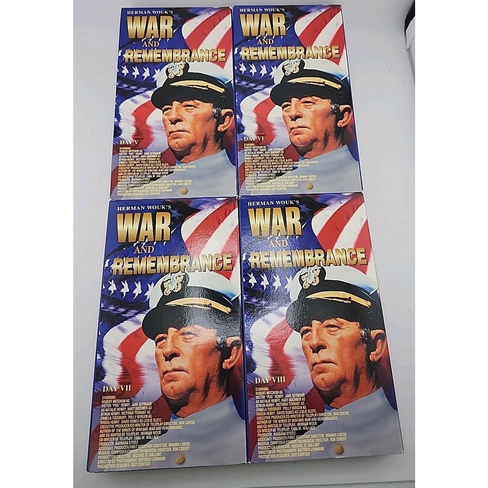 Herman Wouk's War And Remembrance 12 VHS Collectors Set Parts I-XII