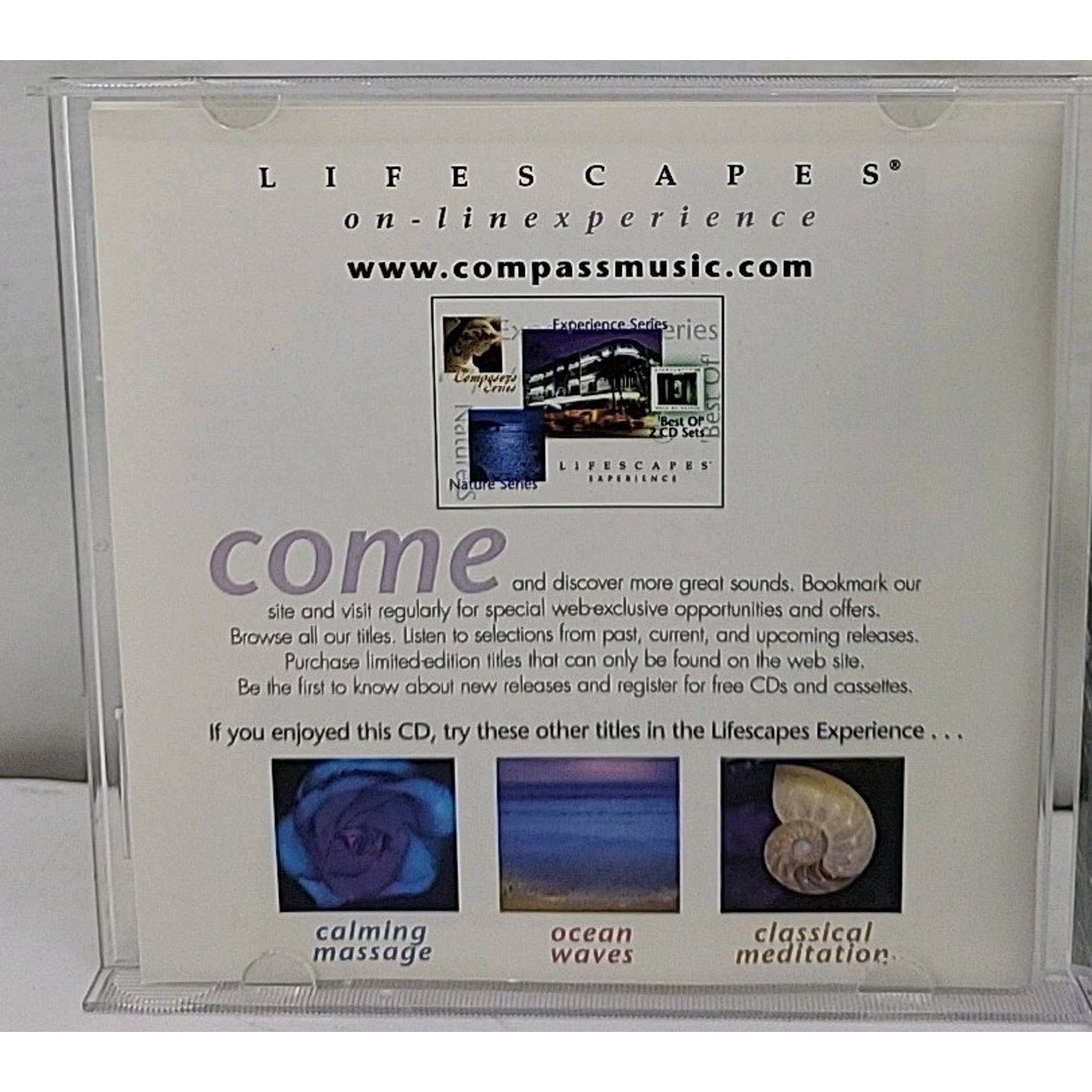 Natural Massage by Paul Frantzich/Timothy Frantzich (CD, 2000, Lifescapes...