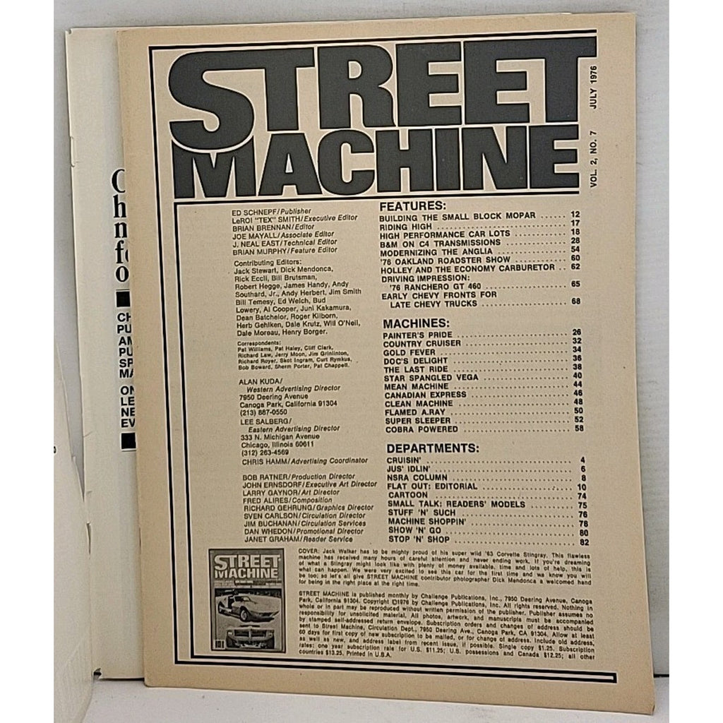 Street Machine Magazine - July 1976 - Vol. 2 No. 7