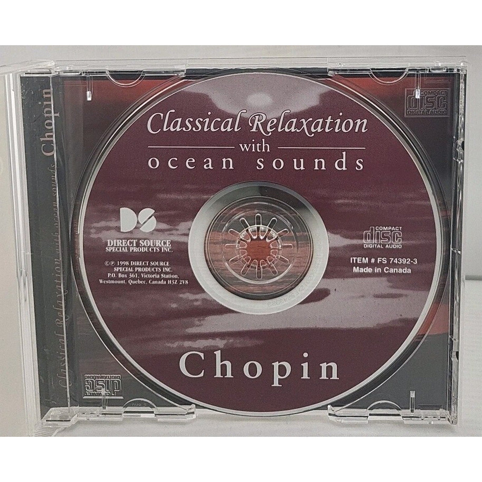 Classical Relaxation With Ocean Sounds: Chopin CD