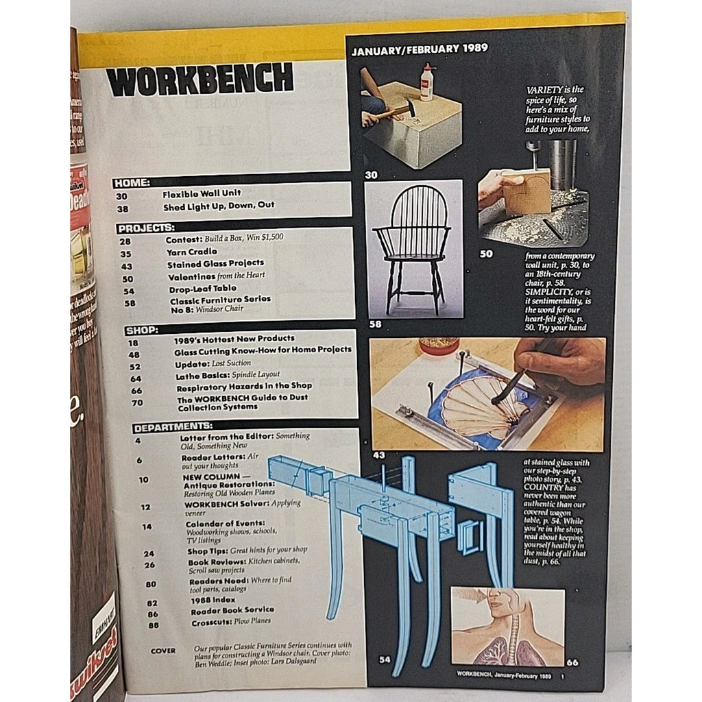 Workbench The Do-It-Yourself Magazine - February 1989 - Volume 45 Number 1
