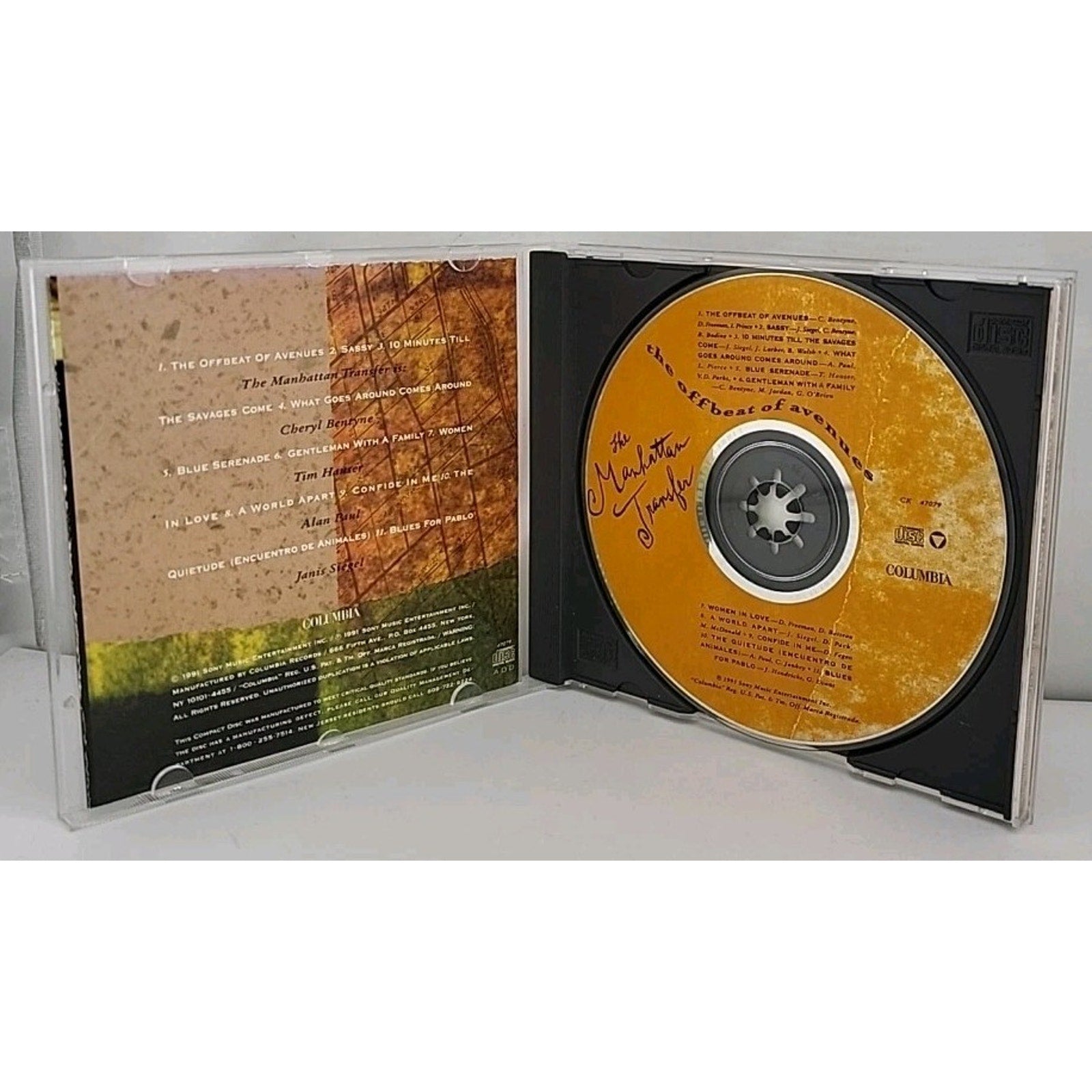 Offbeat of Avenues by The Manhattan Transfer (CD, 1991)