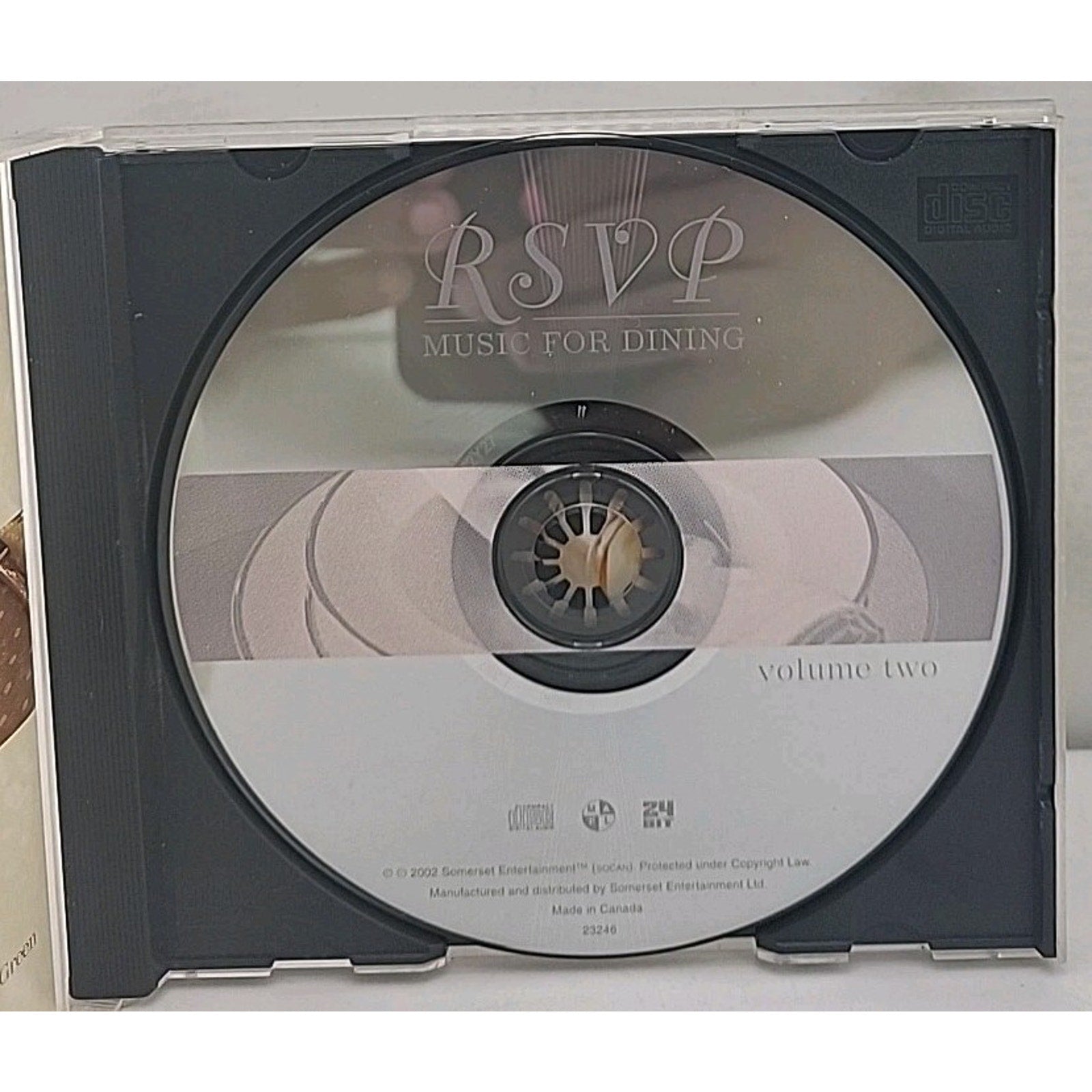 RSVP: Music For Dining Volume One - Music CD - Somerset