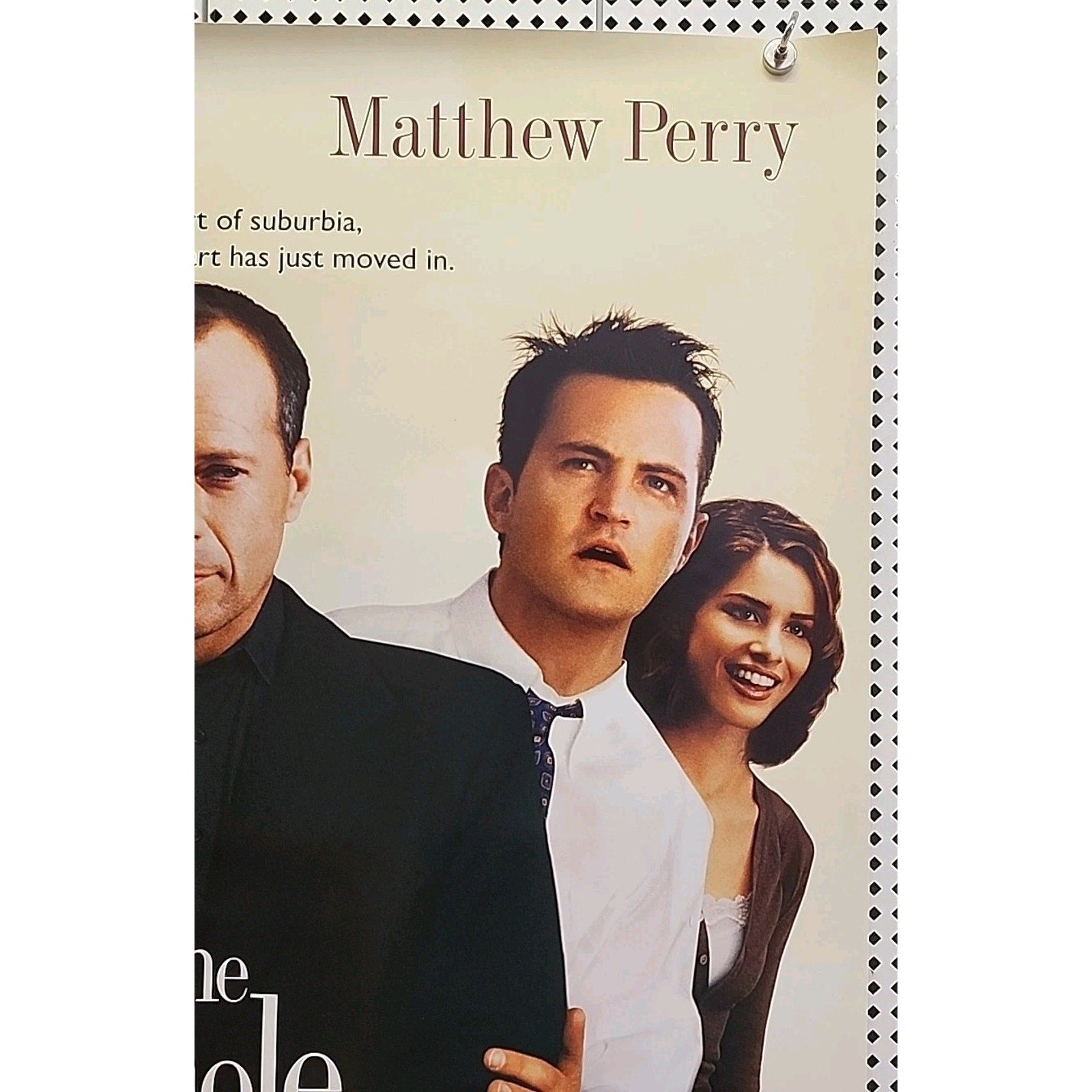 The Whole Nine Yards Original Movie Poster DS 27x40 Matthew Perry Bruce Willis