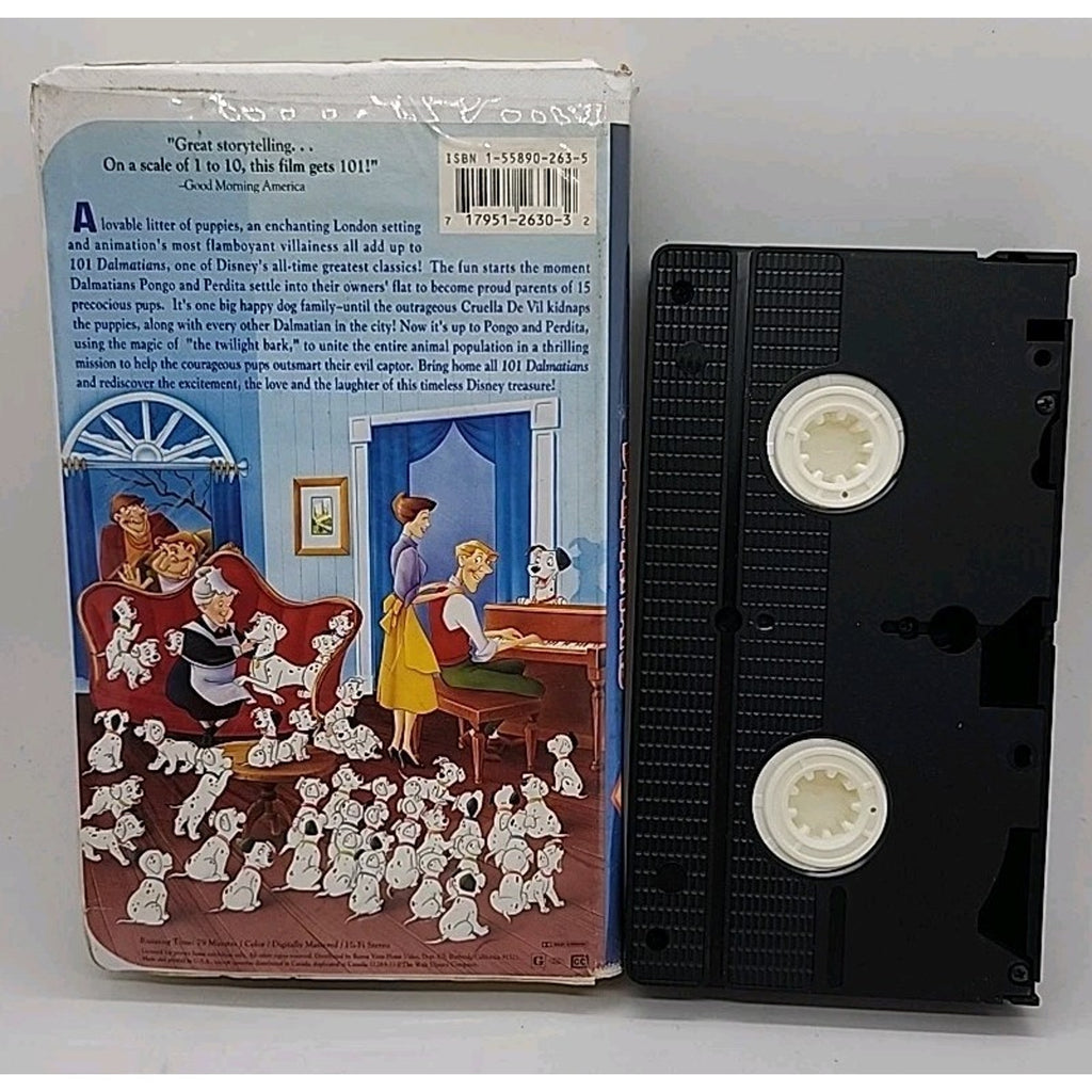 101 Dalmatians (VHS, 1992)