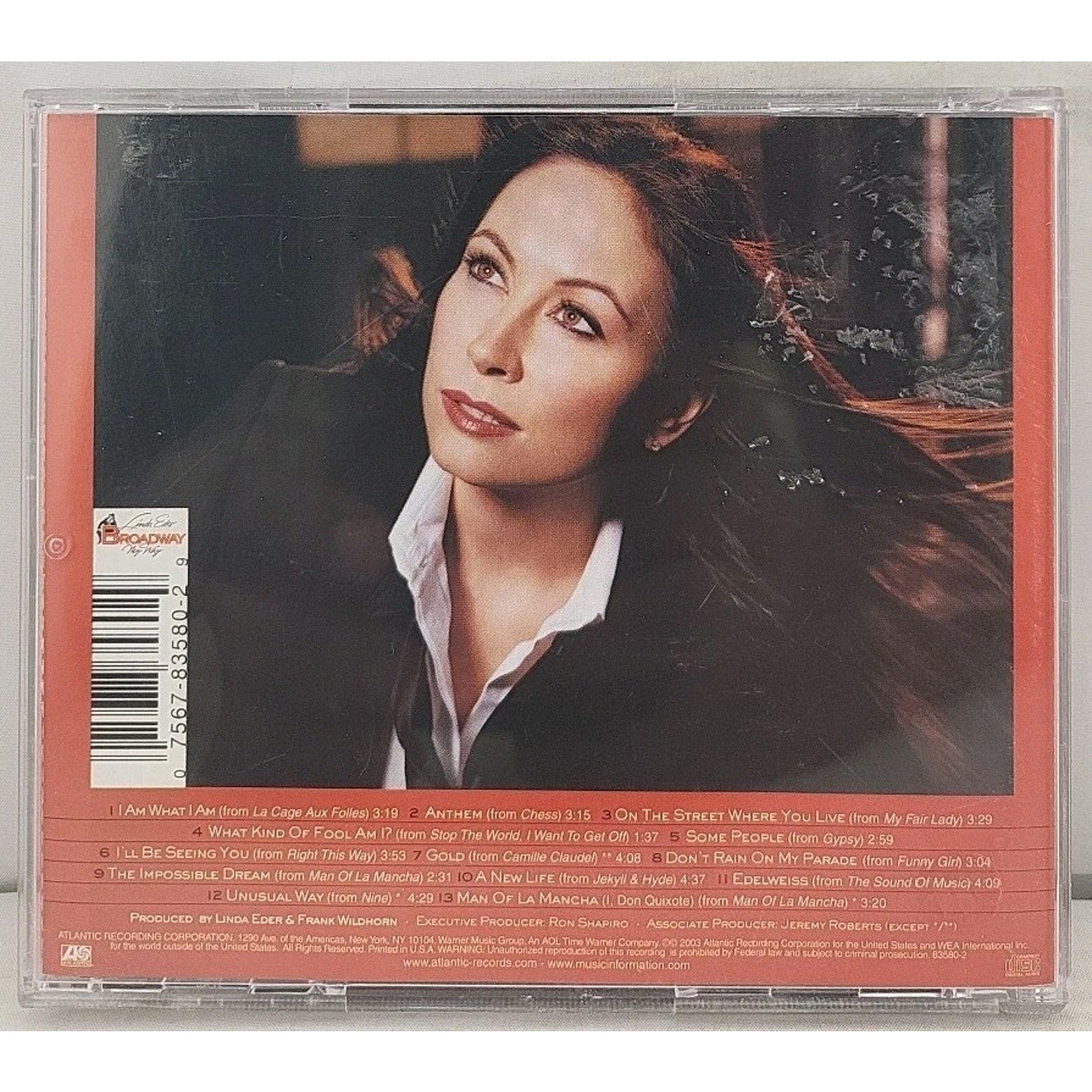 Broadway My Way by Linda Eder (CD, 2003)