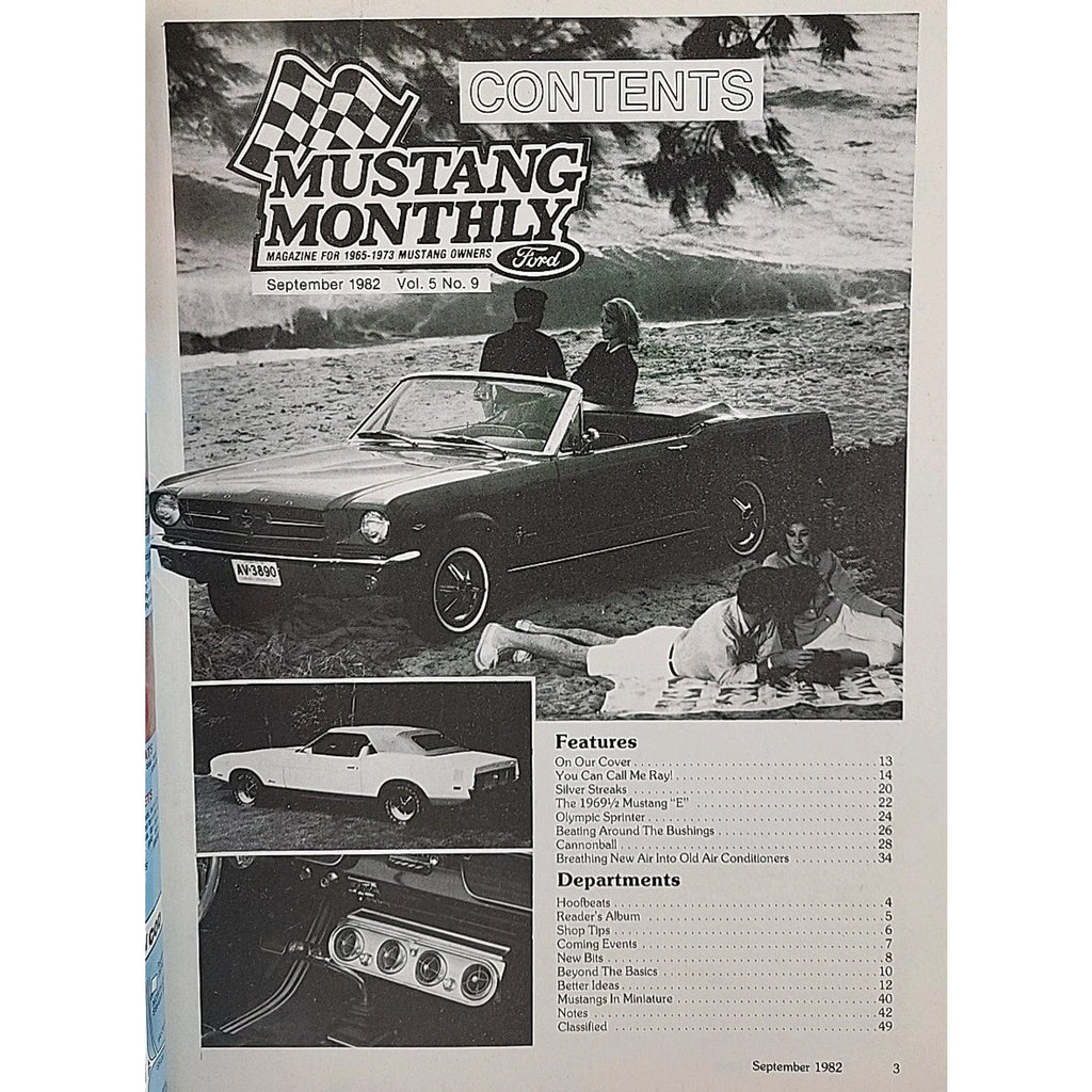 Mustang Monthly Magazine - September 1982 - Vol. 5 No. 8