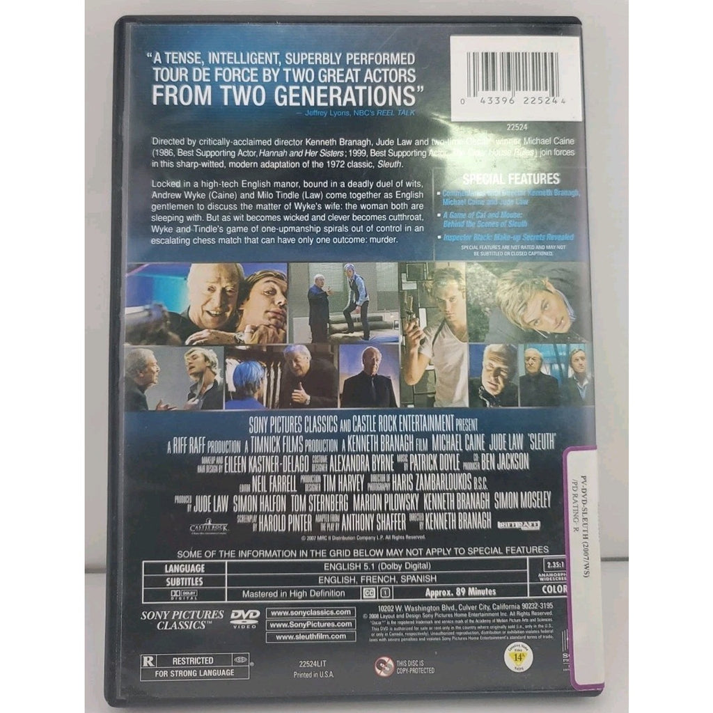 Sleuth (Widescreen) DVD