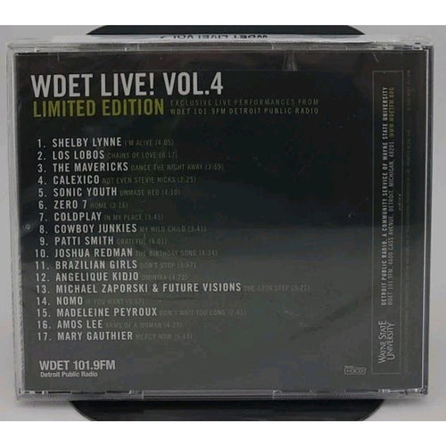 'DET LIVE! Vol.4 Exclusive Live Performances WDET FM CD 2005 101.9 DETROIT *New*