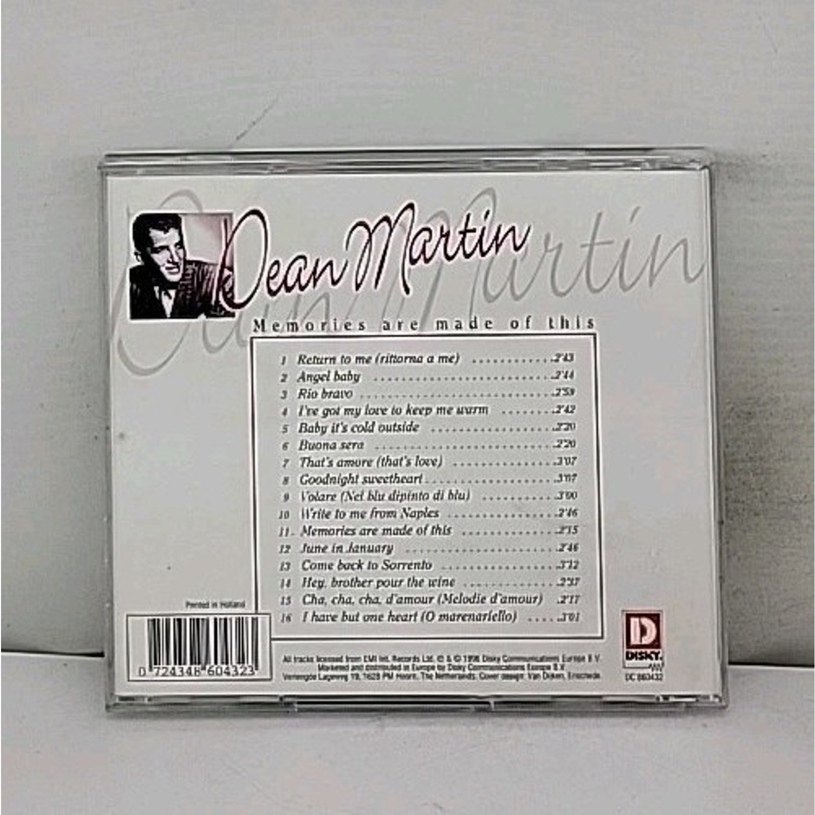 Memories Are Made of this by Dean Martin (CD, 2004)