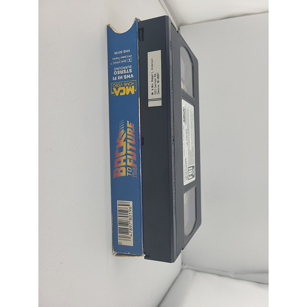 Back To The Future VHS 1985 (Yellow MCA Logo)