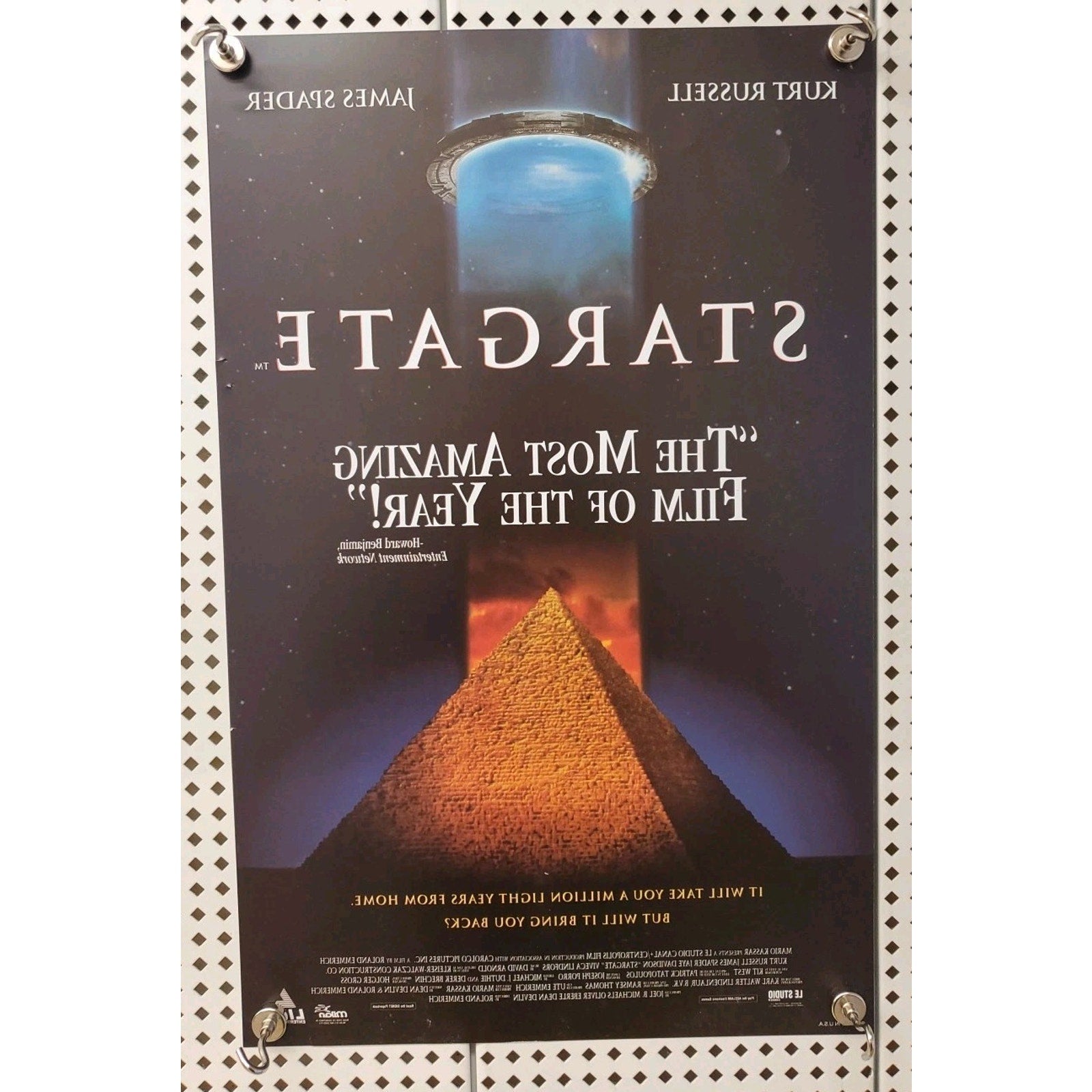 Stargate 12x19 Movie Poster Window Banner