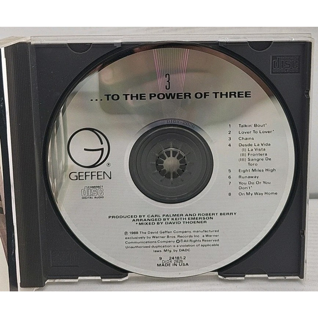 3 To The Power Of Three Prog Rock CD Keith Emerson Robert Berry Carl Palmer