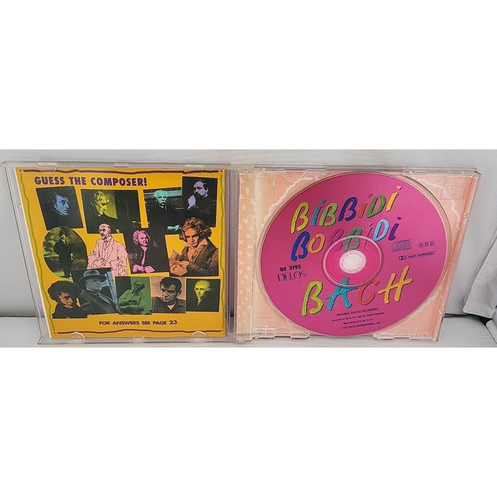 Bibbidi Bobbidi Bach by Bach (CD, 1996)