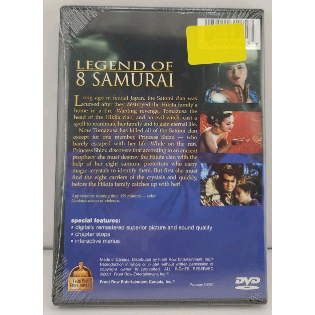 Legend of the Eight Samurai (DVD, 2004) *Brand New*