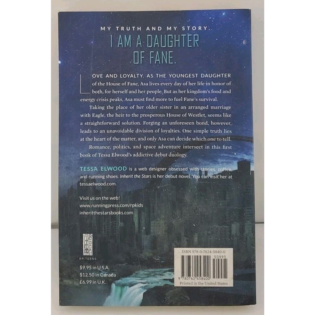 Inherit the Stars by Tessa Elwood (2015, Trade Paperback)
