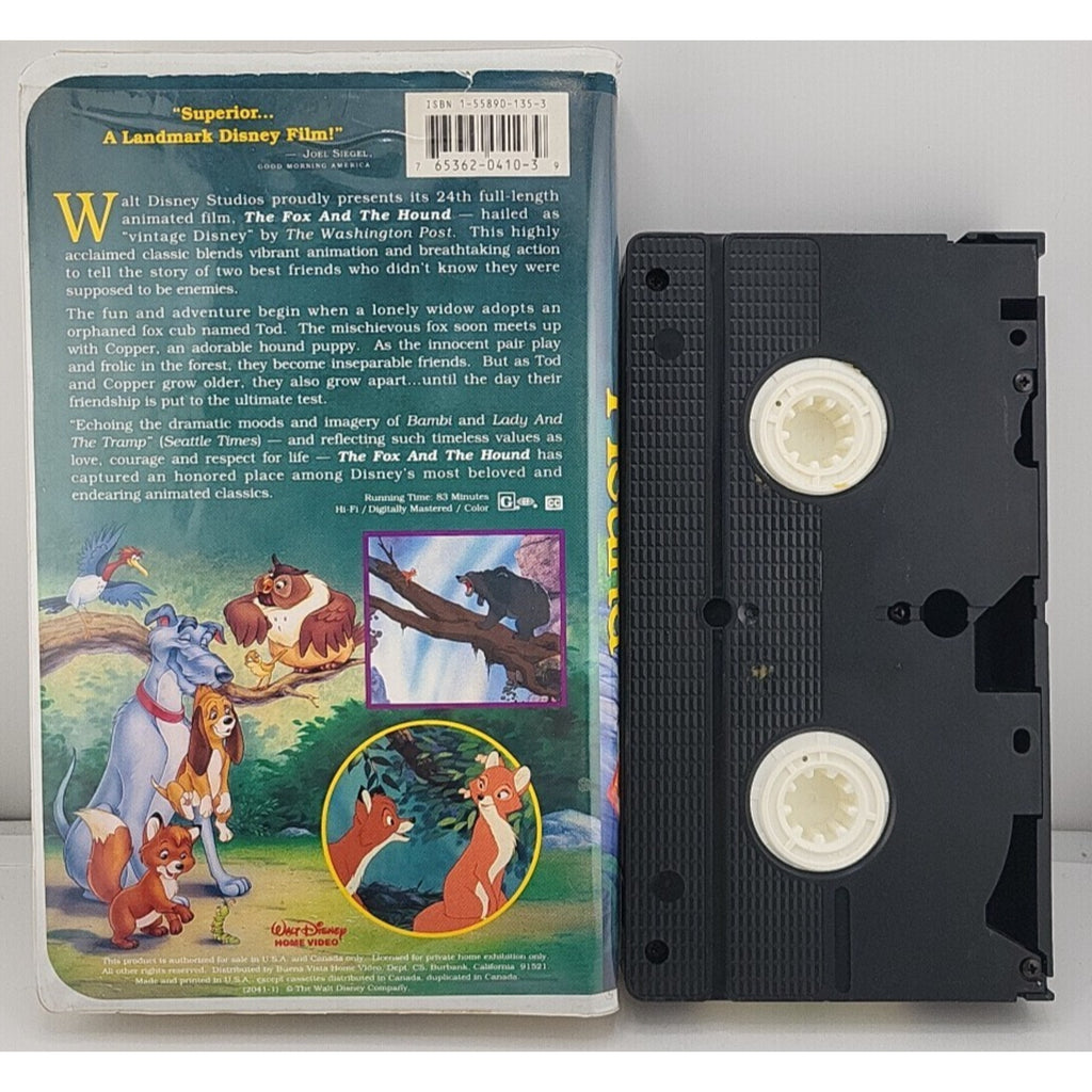 The Fox and the Hound (VHS, 1994)
