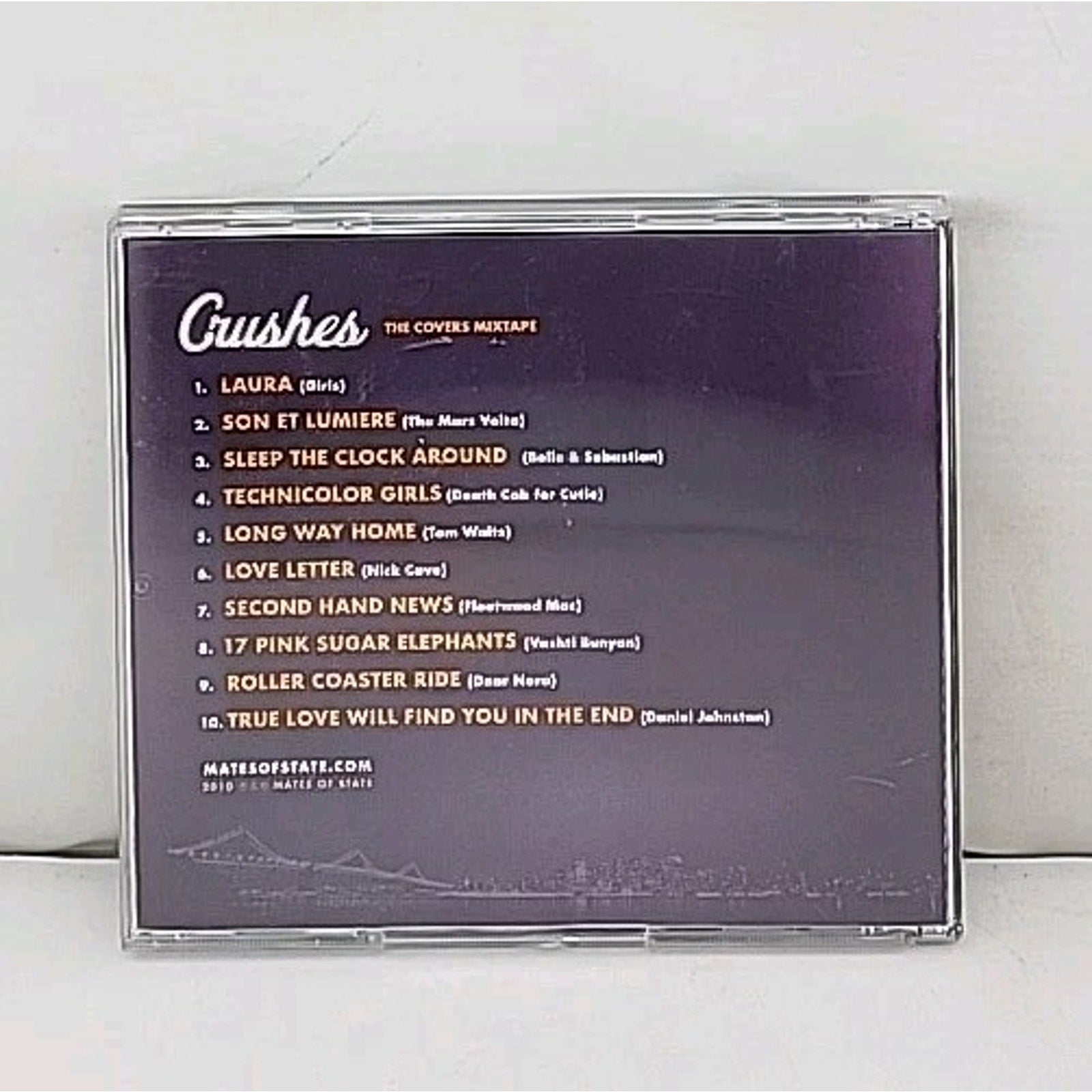 Crushes The Covers Mixtape: Mates of State, Kori Gardner, Jason Hammel (CD 2010)