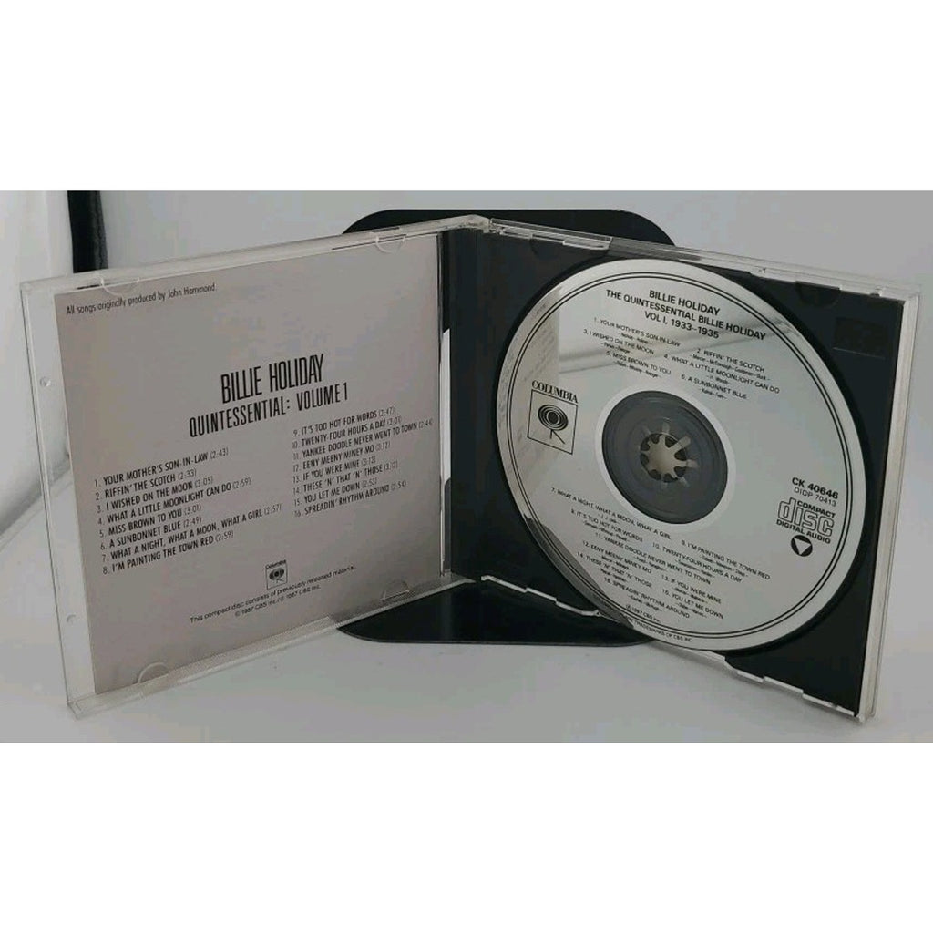 The Quintessential Billie Holiday, Vol. 1 (1933-1935) by Billie Holiday (CD)