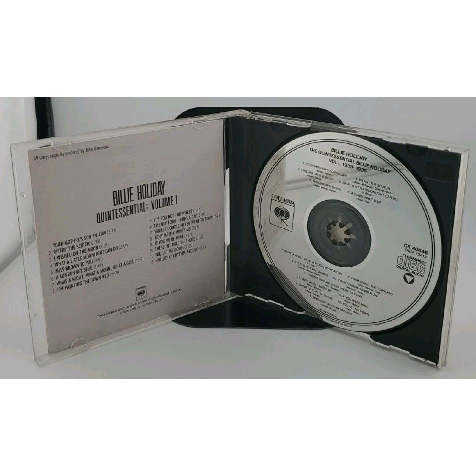 The Quintessential Billie Holiday, Vol. 1 (1933-1935) by Billie Holiday (CD)