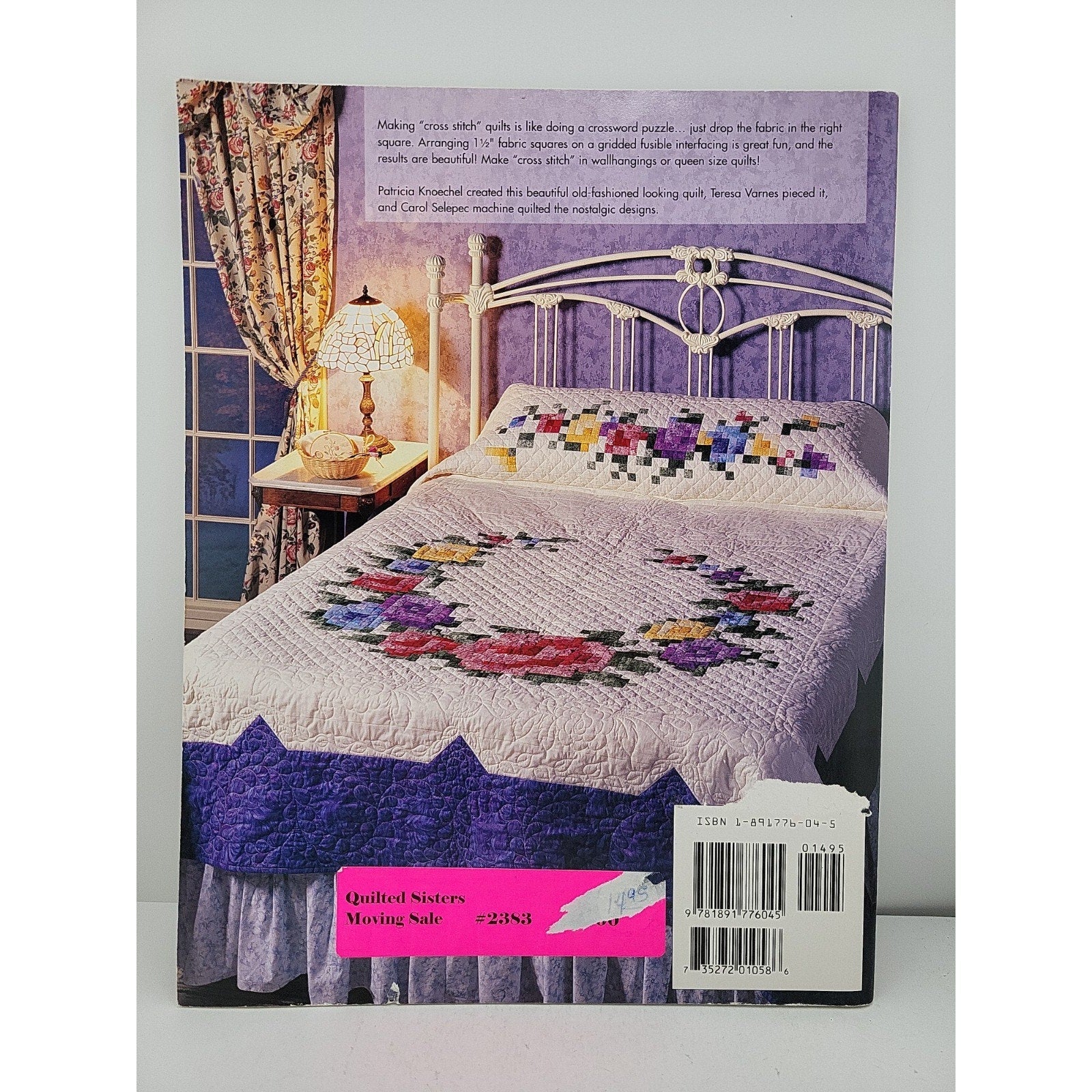 Cross Stitch Quilts Pattern Book Quilt in a Day Wallhangings Borders 48 Pages