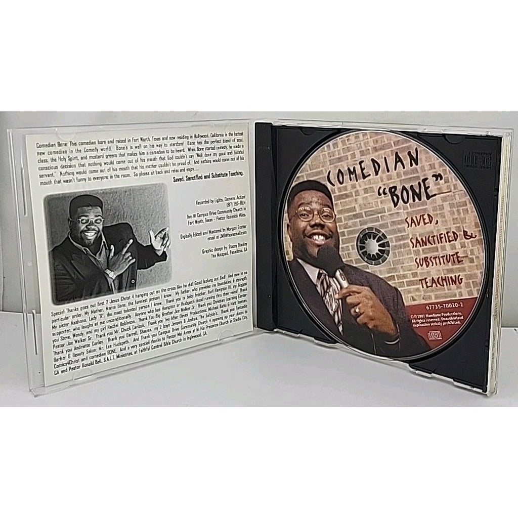 Comedian Bone: Saved Sanctified & Substitute Teaching, Hollywood CA (CD, 2001)