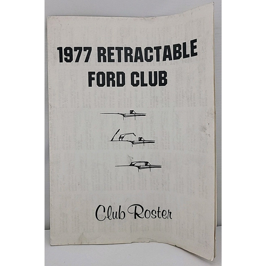 1977 Retractable Ford Club - Club Roster
