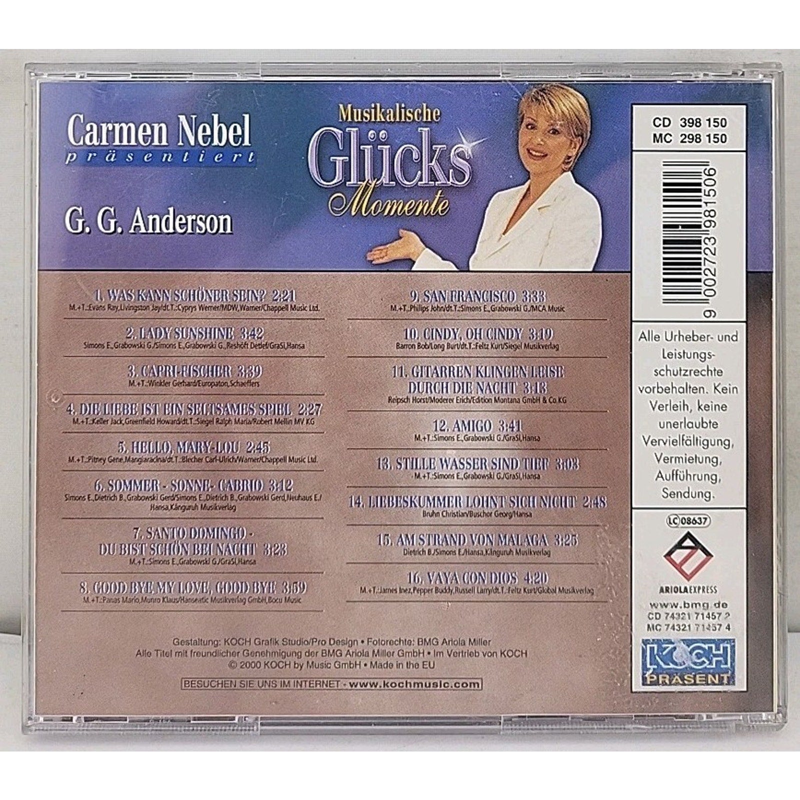 Carmen Nebel Präsentiert - G.G Anderson - CD