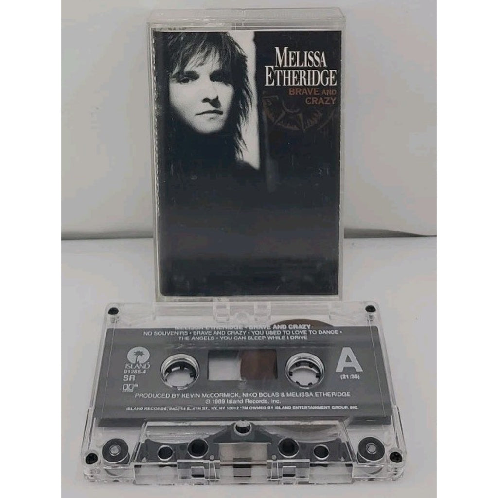 1989 Melissa Etheridge Brave And Crazy Cassette Tape Folk Country Rock