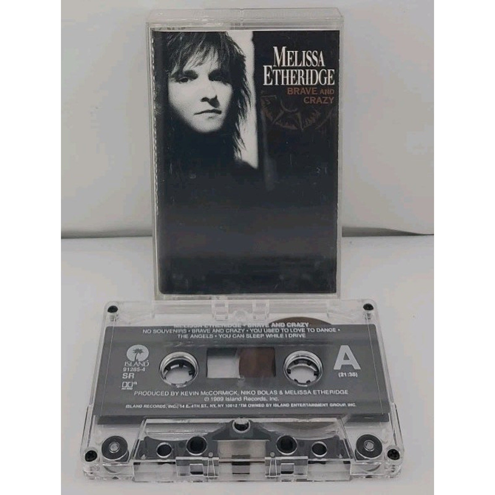1989 Melissa Etheridge Brave And Crazy Cassette Tape Folk Country Rock