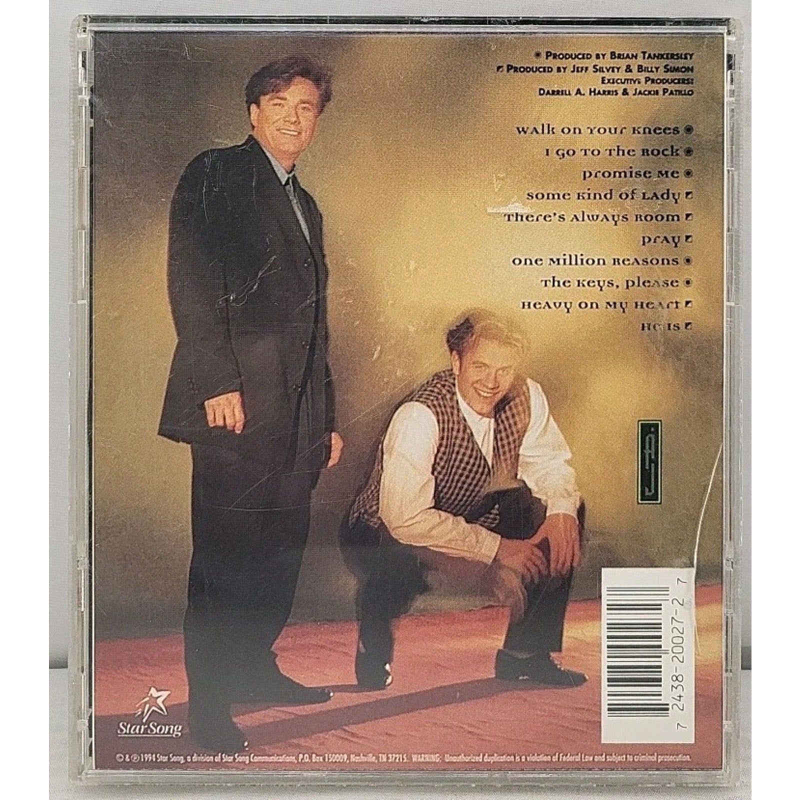 Aaron & Jeoffrey by Aaron & Jeoffrey (CD, Mar-1995, Star Song Communications)
