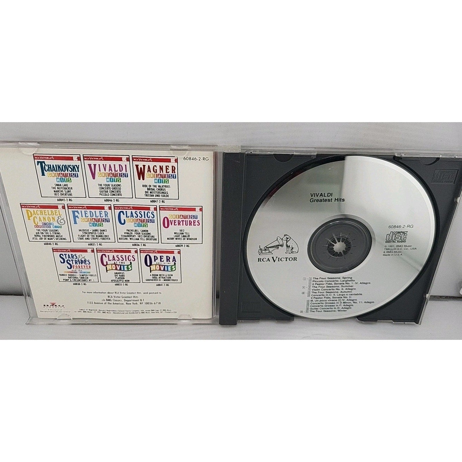 Greatest Hits by Vivaldi / Slatkin / Ormandy / Reiner (CD, 1991)