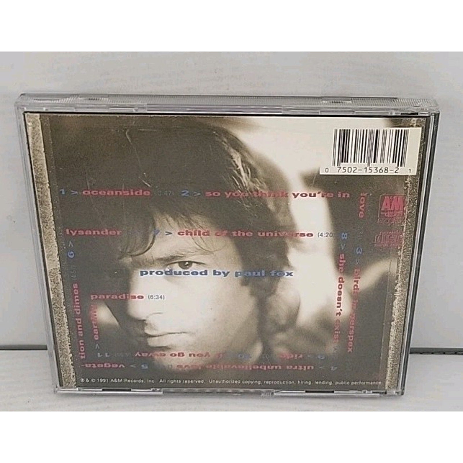 Perspex Island by Robyn Hitchcock & the Egyptians (CD, Aug-1991, A&M (USA))