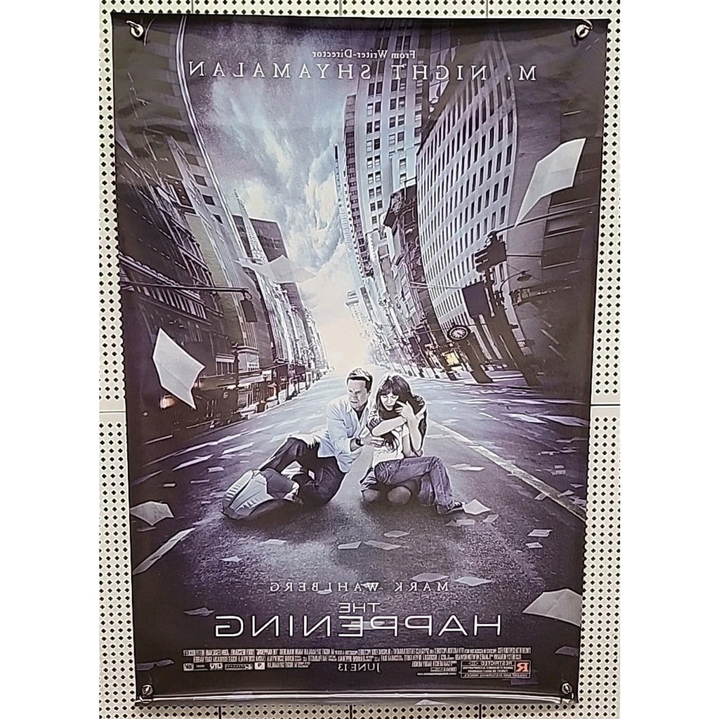 The Happening 2008 Double Sided Original Movie Poster 27" x 40" Mark Wahlberg
