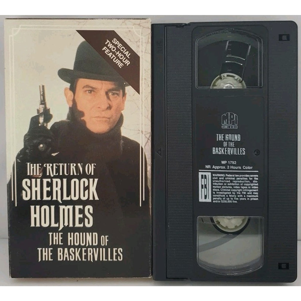 The Return of Sherlock Holmes - The Hound of the Baskervilles (VHS, 1989)