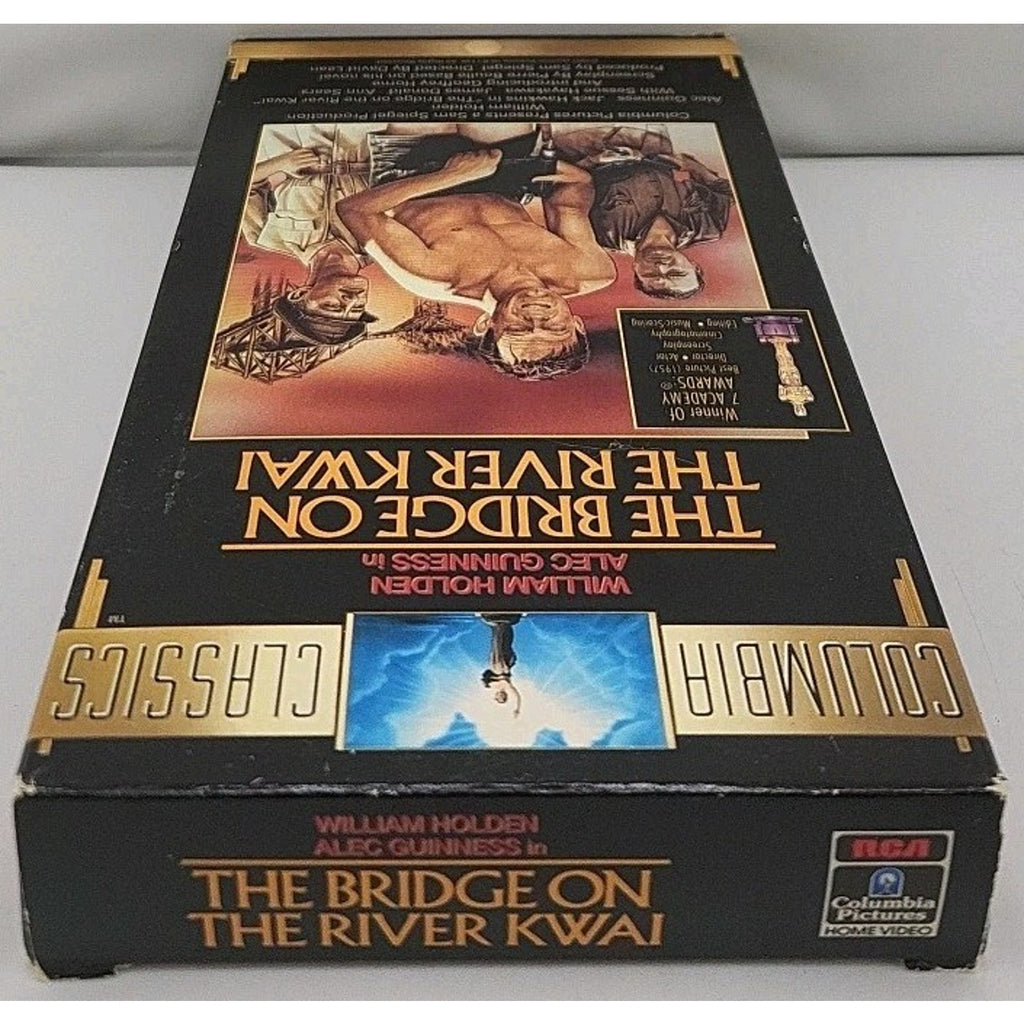 The Bridge On The River Kwai 1957 (VHS 1985) William Holden (Classic War Movie)