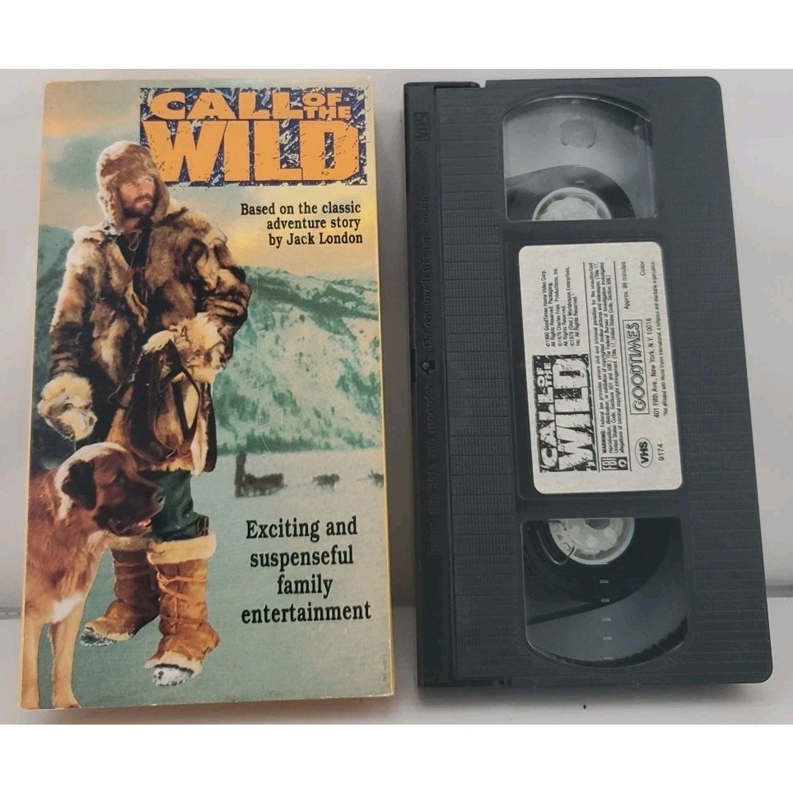 Call Of The Wild (VHS, 1990 Good Times Video)