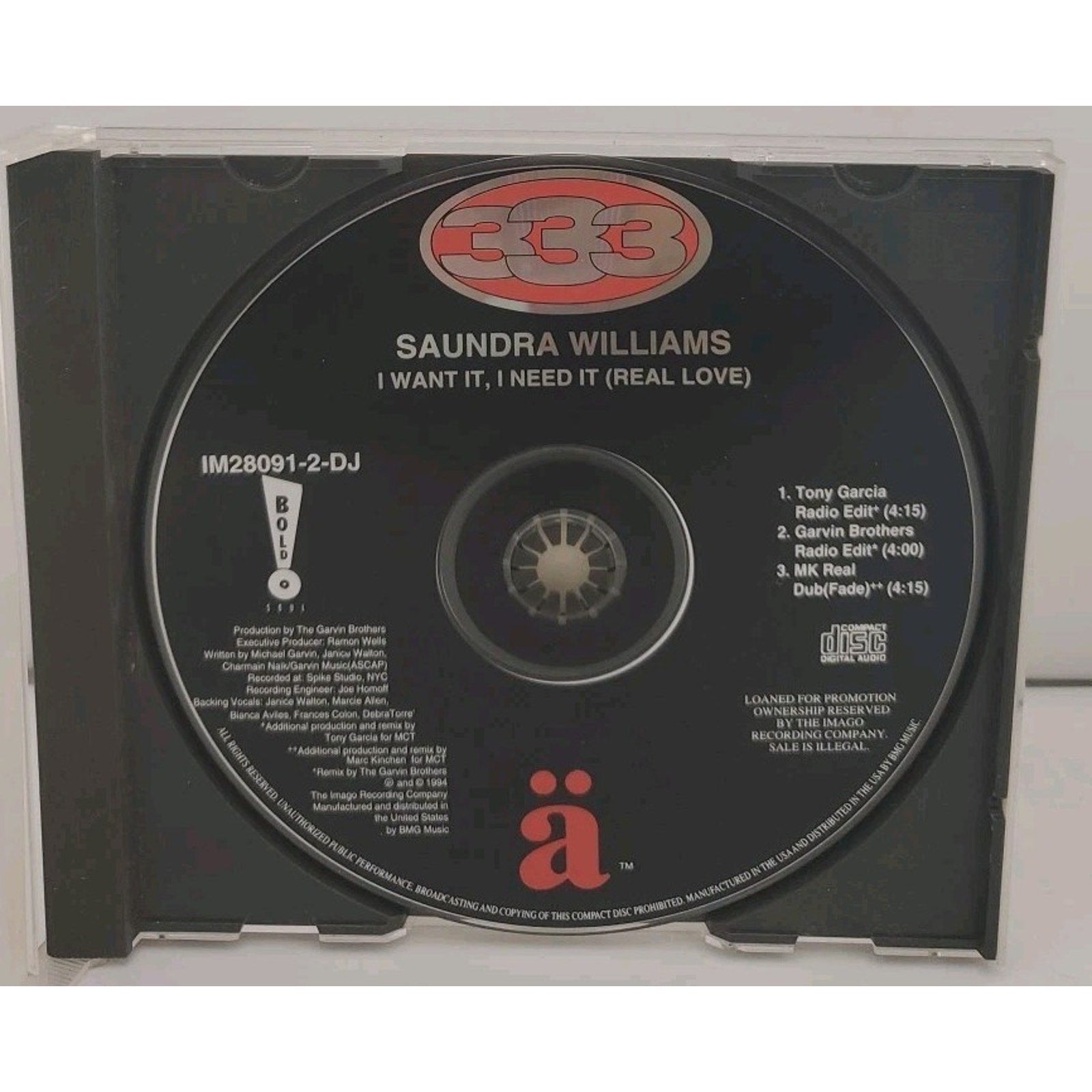 Real Love By Saundra Williams CD