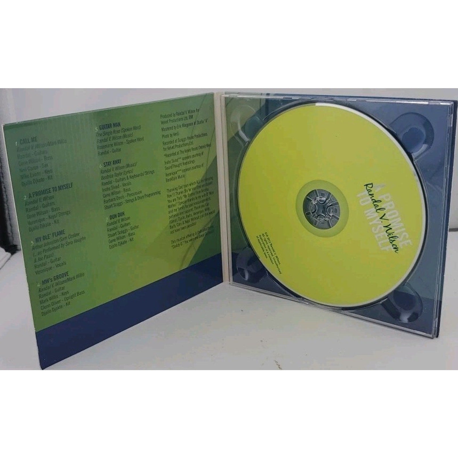 Promise to Myself by Randal V. Wilson (CD, 2012)