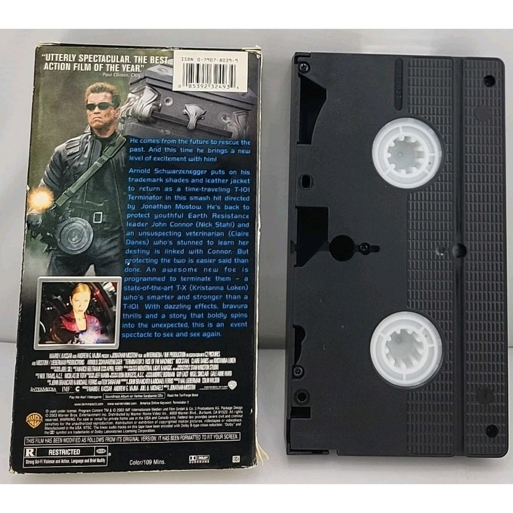 Terminator 3 Rise of the Machines (VHS, 2003)
