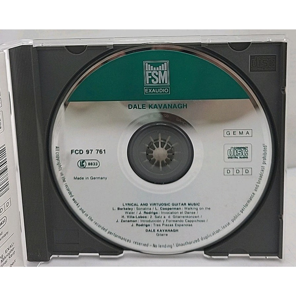 Dale Kavanagh Lyrical And Virtuosic Guitar Music (CD)