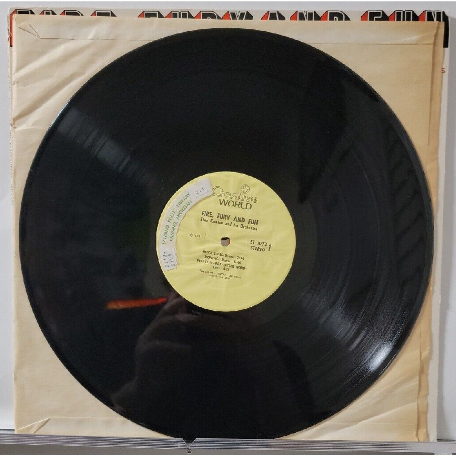 Fire Fury And Fun Stan Kenton (Record)