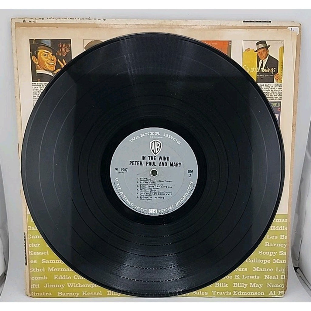 Peter Paul and Mary - In the Wind Vinyl LP Record Album 1963 Warner Bros. W1507