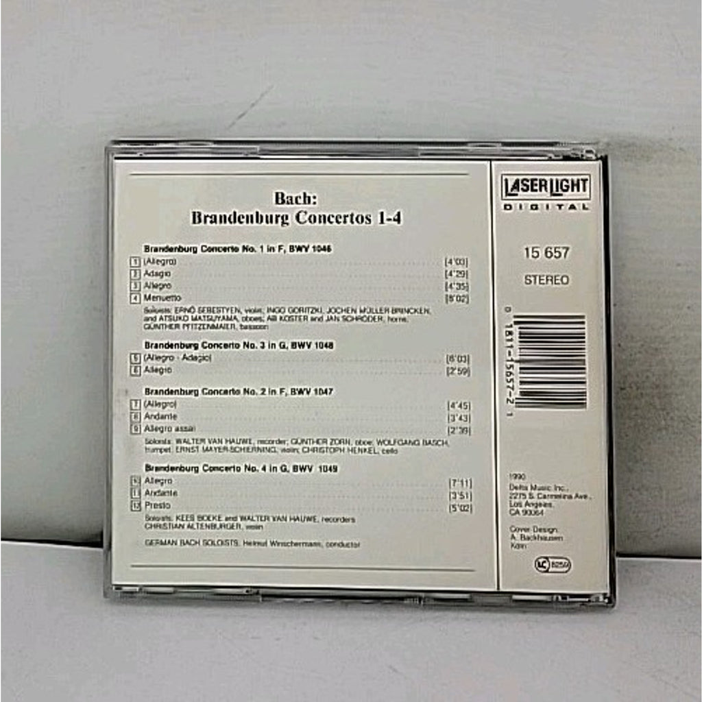 Brandenburg Con 1-4 by J.S. Bach (CD, 1990)