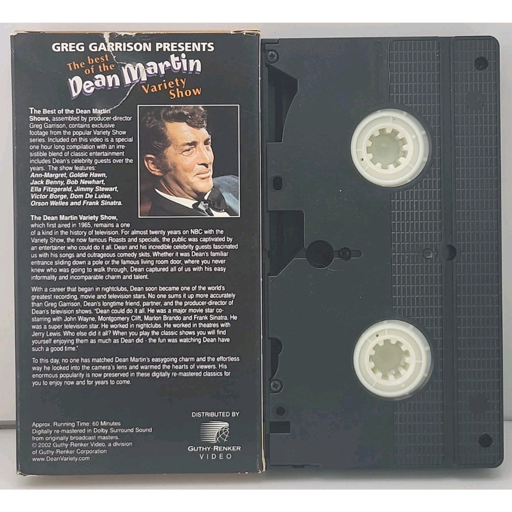 VHS The Best of Dean Martin Variety Show Special Edition Greg Garrison